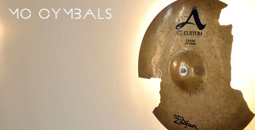 Mc Cymbals, recycled cymbals lamp