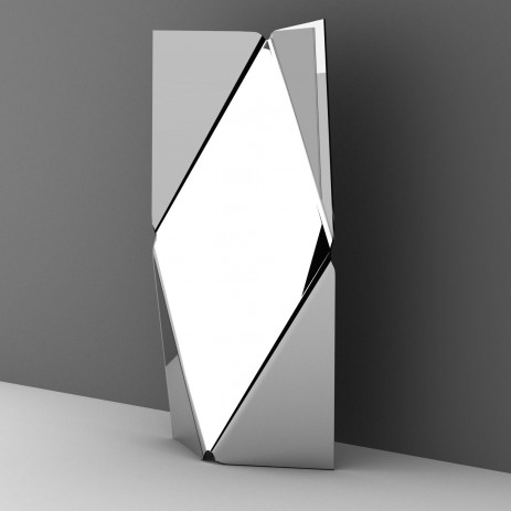 Diamond, Sulptural stand mirror