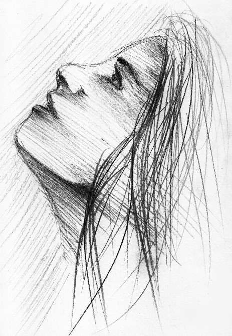Woman portrait sketch
