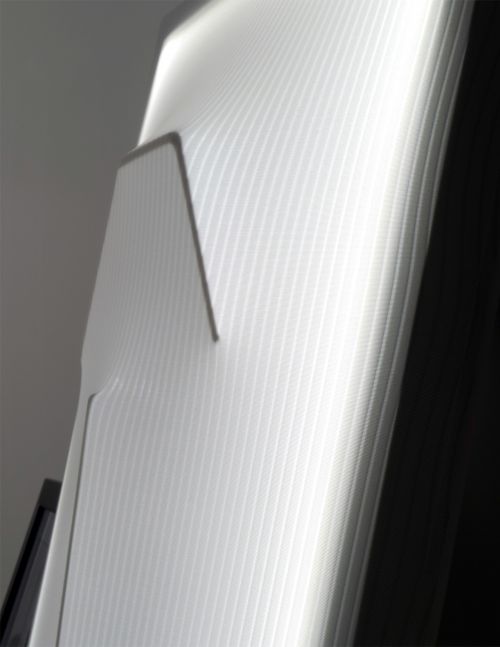 nebu lamp, made by elastic fabric and aluminium detail