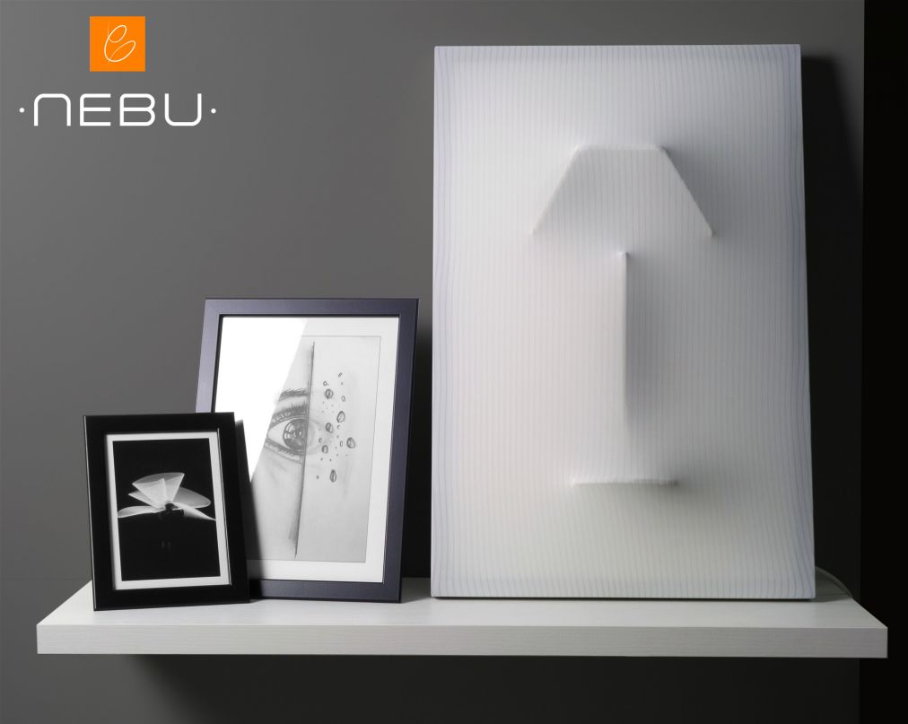 nebu lamp, made by elastic fabric and aluminium