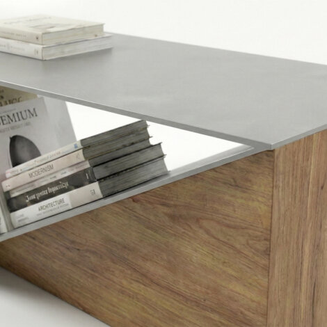 Customizable Pi-Greco coffee table in a luxury living room setting