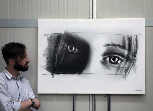 through the eyes, sketch on canvas.jpg